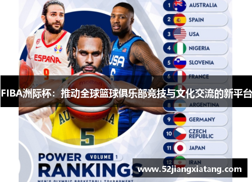 FIBA洲际杯：推动全球篮球俱乐部竞技与文化交流的新平台